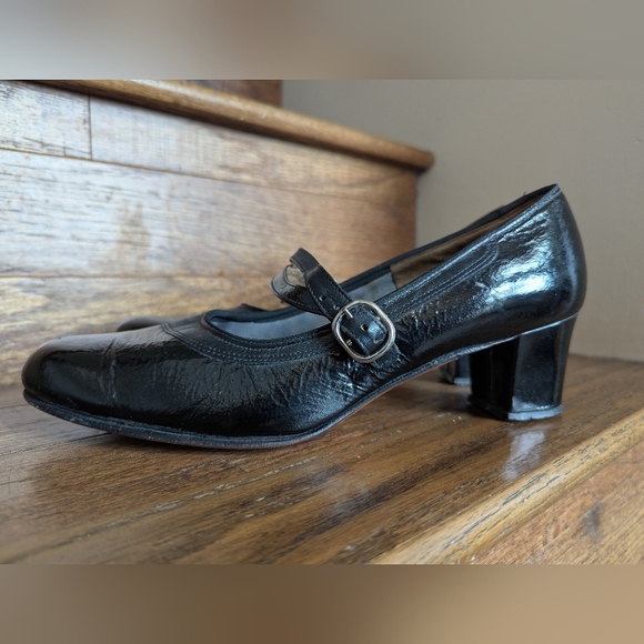 Vintage Celebrity Handmade 1920s Style Mary Jane Heeled Women's Shoes Size 9B - Picture 14 of 14